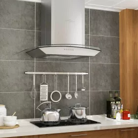   Rozsdamentes acél LED-es fali páraelszívó 60 cm 756 m³/óra