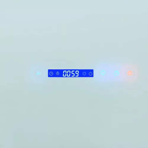 Fehér rozsdamentes acél fali páraelszívó 756 m³/h 60 cm