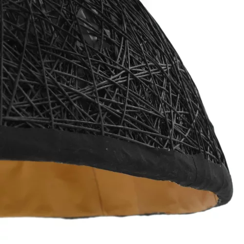 Fekete-arany függőlámpa Ø70 cm E27