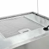 Rozsdamentes acél LCD érintőképernyős sziget páraelszívó 55 cm