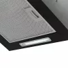 Porszórt acél LCD érintőképernyős sziget páraelszívó 55 cm