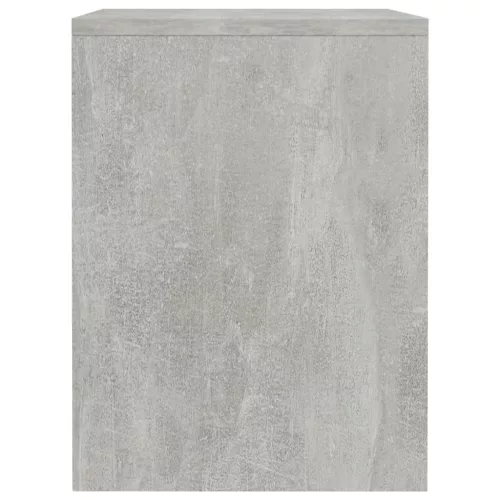 2 db betonszürke szerelt fa éjjeliszekrény 40 x 30 x 40 cm