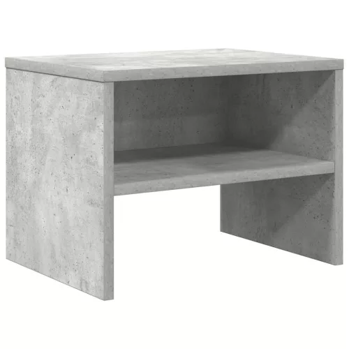 Betonszürke szerelt fa éjjeliszekrény 40 x 30 x 30 cm
