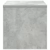 Betonszürke szerelt fa éjjeliszekrény 40 x 30 x 30 cm