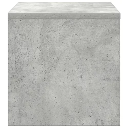 Betonszürke szerelt fa éjjeliszekrény 40 x 30 x 30 cm