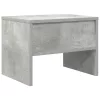 Betonszürke szerelt fa éjjeliszekrény 40 x 30 x 30 cm