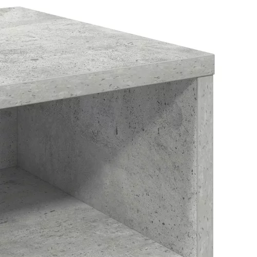 Betonszürke szerelt fa éjjeliszekrény 40 x 30 x 30 cm