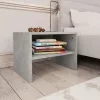 2 db betonszürke szerelt fa éjjeliszekrény 40 x 30 x 30 cm