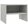 2 db betonszürke szerelt fa éjjeliszekrény 40 x 30 x 30 cm