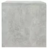 2 db betonszürke szerelt fa éjjeliszekrény 40 x 30 x 30 cm