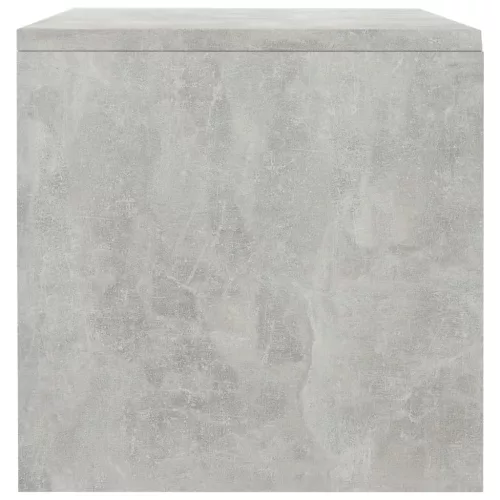 2 db betonszürke szerelt fa éjjeliszekrény 40 x 30 x 30 cm