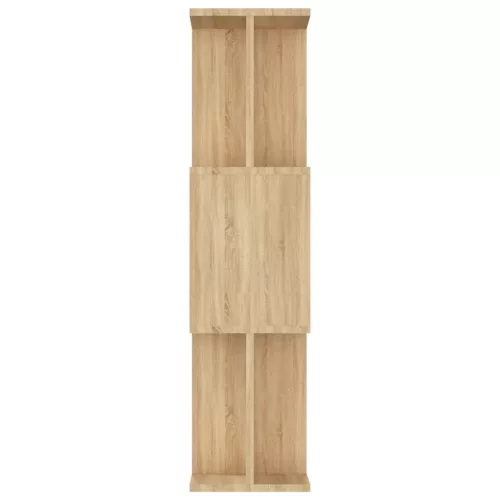 Sonoma tölgy szerelt fa könyvszekrény/térelválasztó 80x24x96 cm