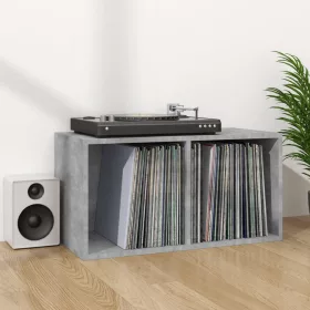   800121  Vinyl Storage Box Concrete Grey 71x34x36 cm Chipboard