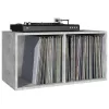 800121  Vinyl Storage Box Concrete Grey 71x34x36 cm Chipboard