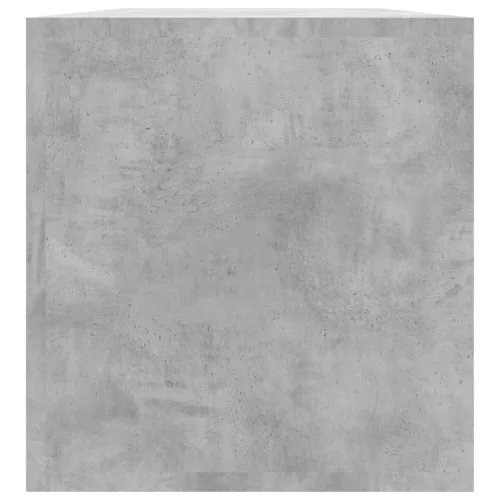 800121  Vinyl Storage Box Concrete Grey 71x34x36 cm Chipboard