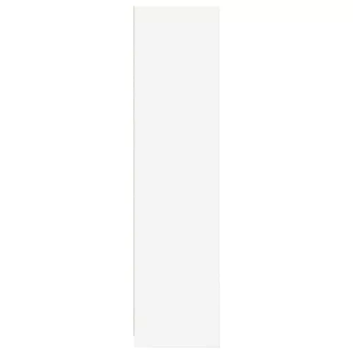Fehér szerelt fa ruhásszekrény 100 x 50 x 200 cm