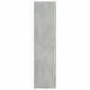 Betonszürke szerelt fa ruhásszekrény 100 x 50 x 200 cm