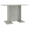 Betonszürke szerelt fa étkezőasztal 110 x 60 x 75 cm