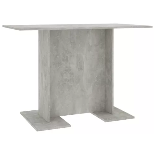 Betonszürke szerelt fa étkezőasztal 110 x 60 x 75 cm