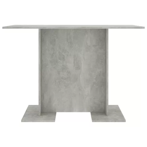 Betonszürke szerelt fa étkezőasztal 110 x 60 x 75 cm