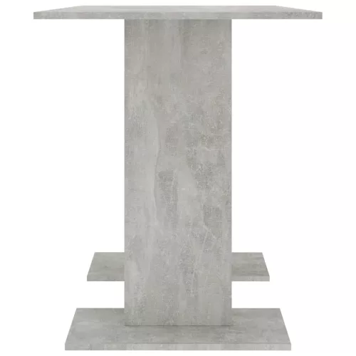 Betonszürke szerelt fa étkezőasztal 110 x 60 x 75 cm