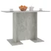 Betonszürke szerelt fa étkezőasztal 110 x 60 x 75 cm