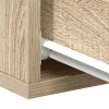 Sonoma tölgy színű szerelt fa függő éjjeliszekrény 40x30x15 cm