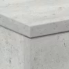 2 db betonszürke szerelt fa éjjeliszekrény 38 x 35 x 56 cm