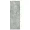 Betonszürke szerelt fa tálalószekrény 60 x 35 x 98,5 cm
