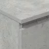 Betonszürke szerelt fa tálalószekrény 60 x 35 x 98,5 cm