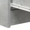 Betonszürke szerelt fa tálalószekrény 60 x 35 x 98,5 cm