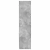 Betonszürke szerelt fa ruhásszekrény 100 x 50 x 200 cm