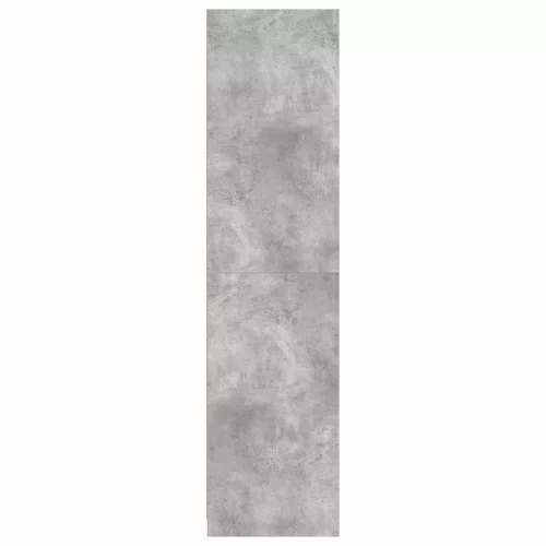 Betonszürke szerelt fa ruhásszekrény 100 x 50 x 200 cm
