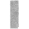 Betonszürke szerelt fa ruhásszekrény 80 x 52 x 180 cm