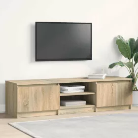   Sonoma tölgy színű szerelt fa TV-szekrény 140 x 40 x 35,5 cm