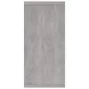 Betonszürke szerelt fa tálalószekrény 88 x 30 x 65 cm