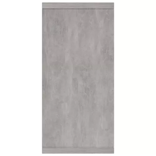 Betonszürke szerelt fa tálalószekrény 88 x 30 x 65 cm