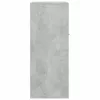 Betonszürke szerelt fa tálalószekrény 60 x 30 x 75 cm