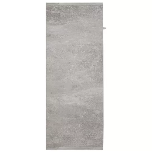 Betonszürke szerelt fa tálalószekrény 60 x 30 x 75 cm