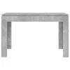 Betonszürke szerelt fa étkezőasztal 120 x 60 x 76 cm