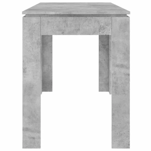 Betonszürke szerelt fa étkezőasztal 120 x 60 x 76 cm