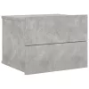 Betonszürke szerelt fa éjjeliszekrény 40 x 30 x 30 cm