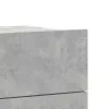 2 db betonszürke szerelt fa éjjeliszekrény 40 x 30 x 30 cm