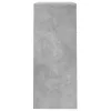 Betonszürke szerelt fa cipősszekrény 60 x 35 x 84 cm