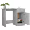 Betonszürke szerelt fa íróasztal 100 x 50 x 76 cm