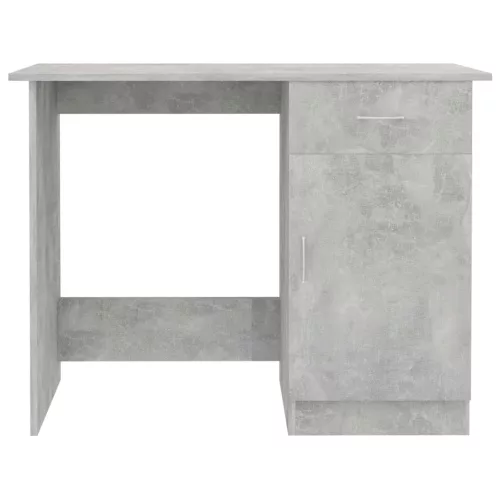 Betonszürke szerelt fa íróasztal 100 x 50 x 76 cm