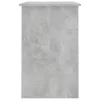 Betonszürke szerelt fa íróasztal 100 x 50 x 76 cm