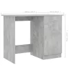 Betonszürke szerelt fa íróasztal 100 x 50 x 76 cm