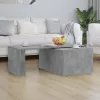 Betonszürke szerelt fa dohányzóasztal 150 x 50 x 35 cm