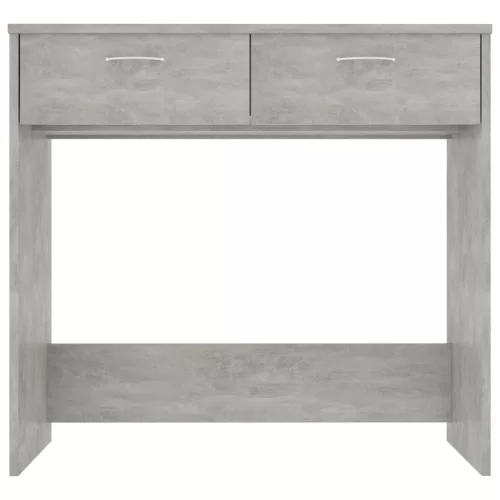 Betonszürke szerelt fa íróasztal 80 x 40 x 75 cm